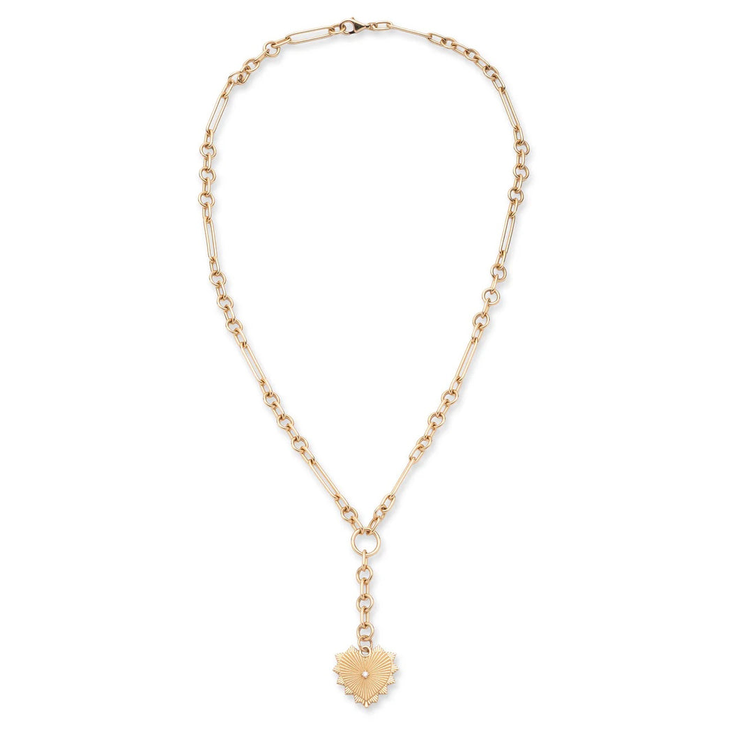 True Love Heart Token Small Mixed Clip Extension Necklace