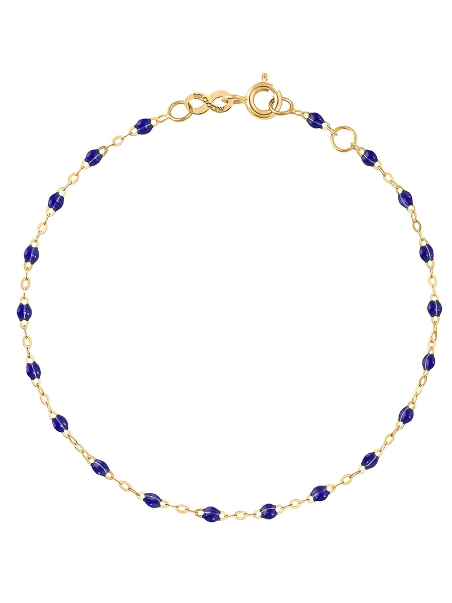 Classic Gigi Lapis Resin Yellow Gold Bracelet