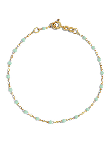 Classic Gigi Jade Resin Yellow Gold Bracelet | Ylang 23
