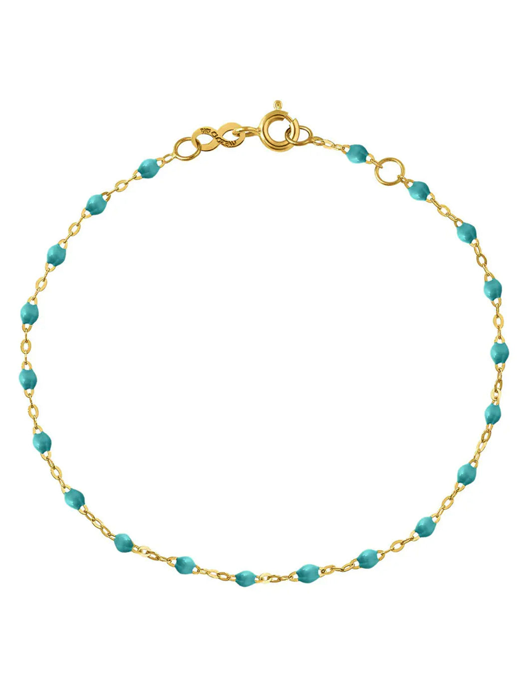 Classic Gigi Turquoise Resin Yellow Gold Bracelet