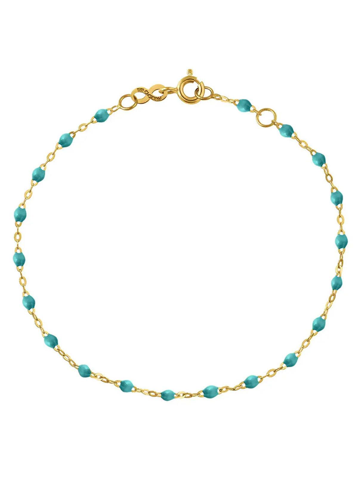 Classic Gigi Turquoise Resin Yellow Gold Bracelet