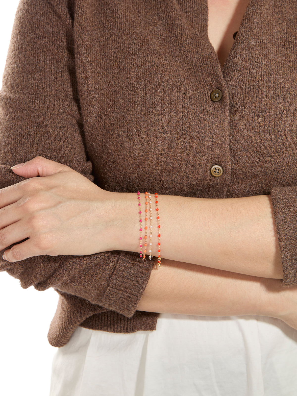 Classic Gigi Opal Resin Yellow Gold Bracelet