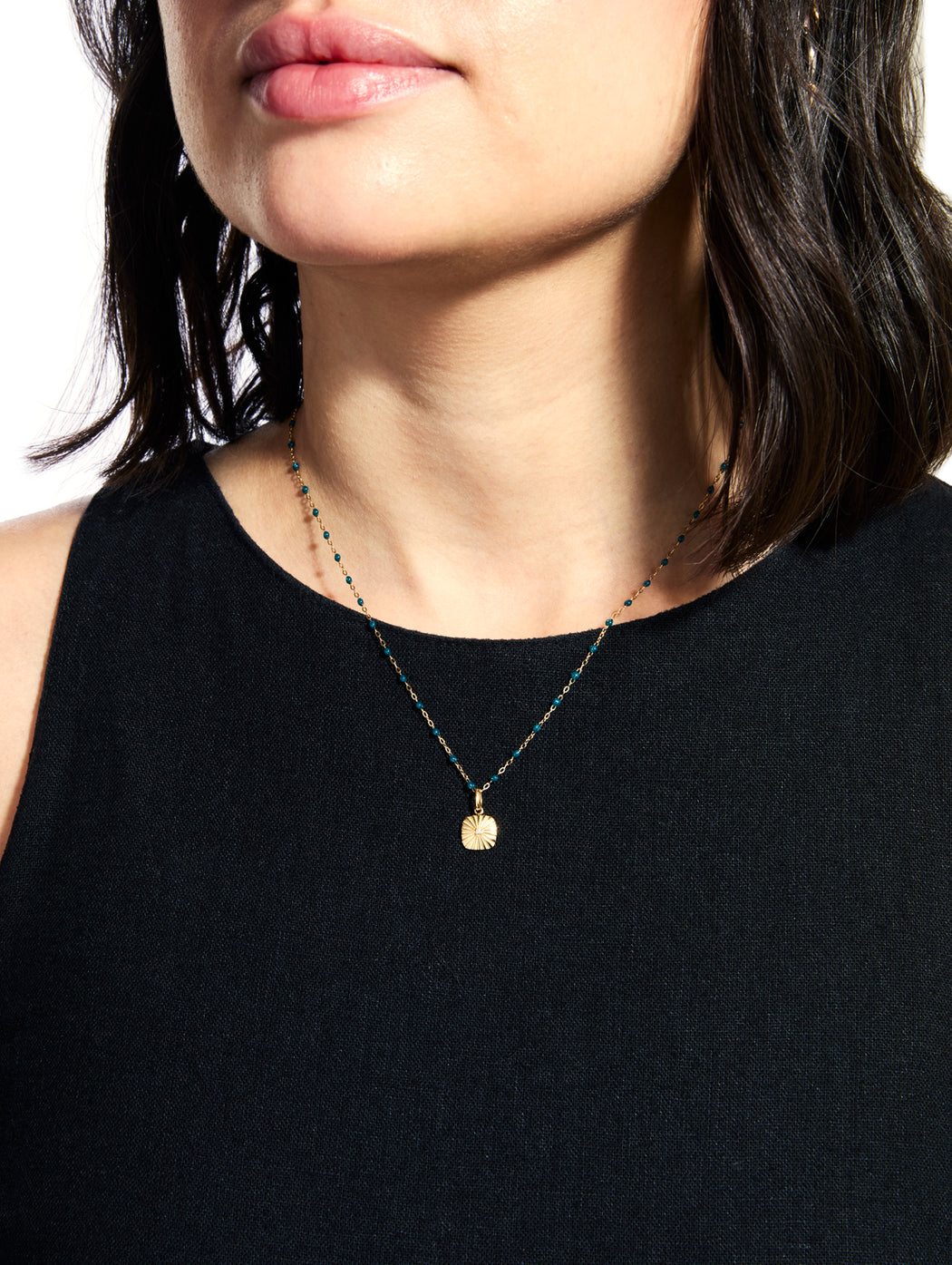 Miss Lumière Diamond Yellow Gold Pendant