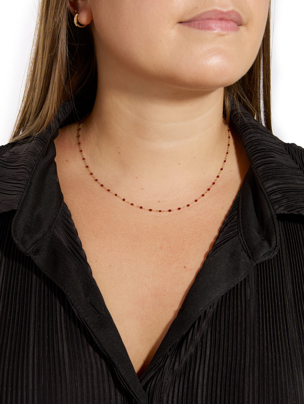 Classic Gigi Cherry Yellow Gold Necklace