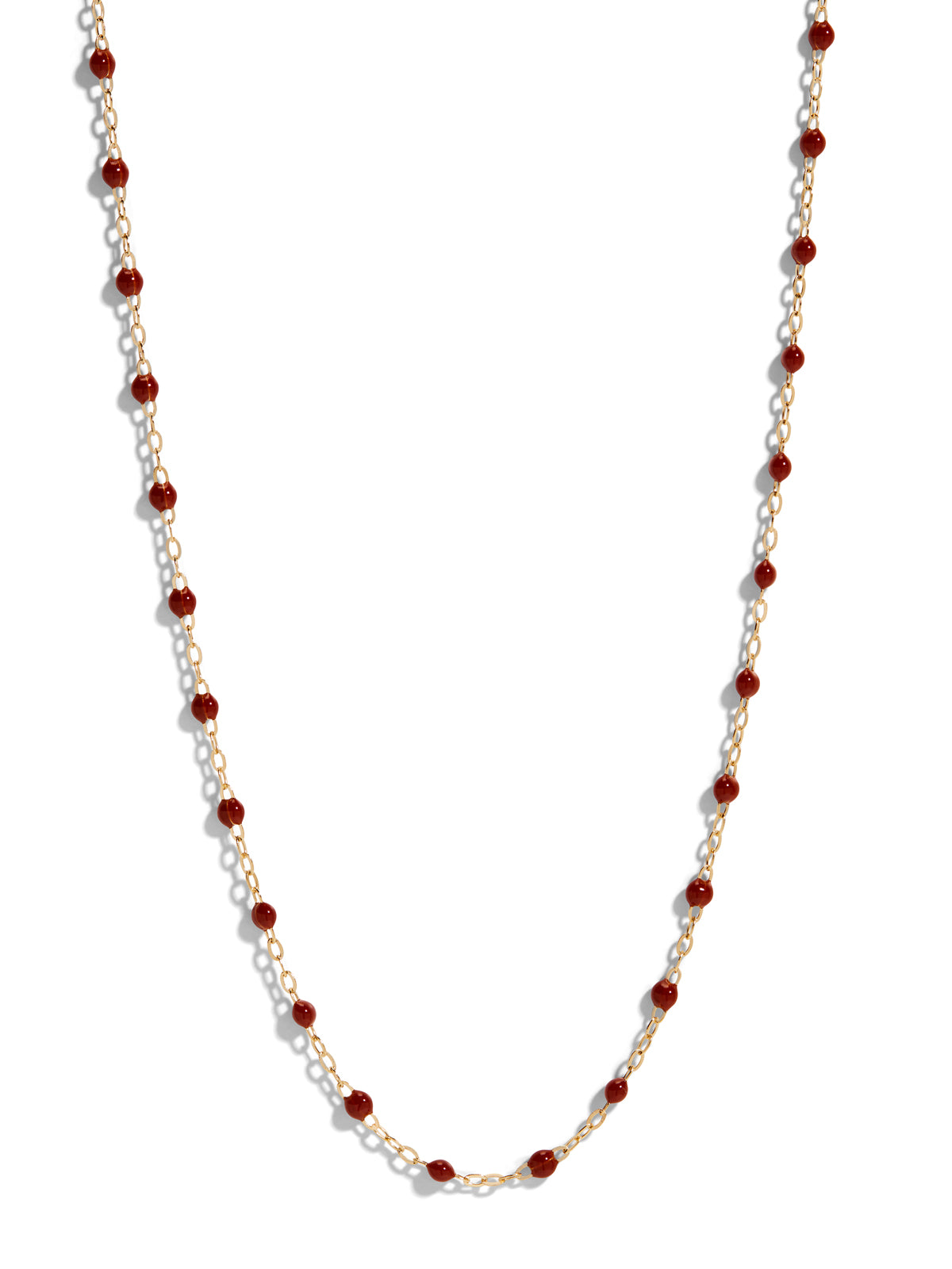 Classic Gigi Mocha Yellow Gold Necklace