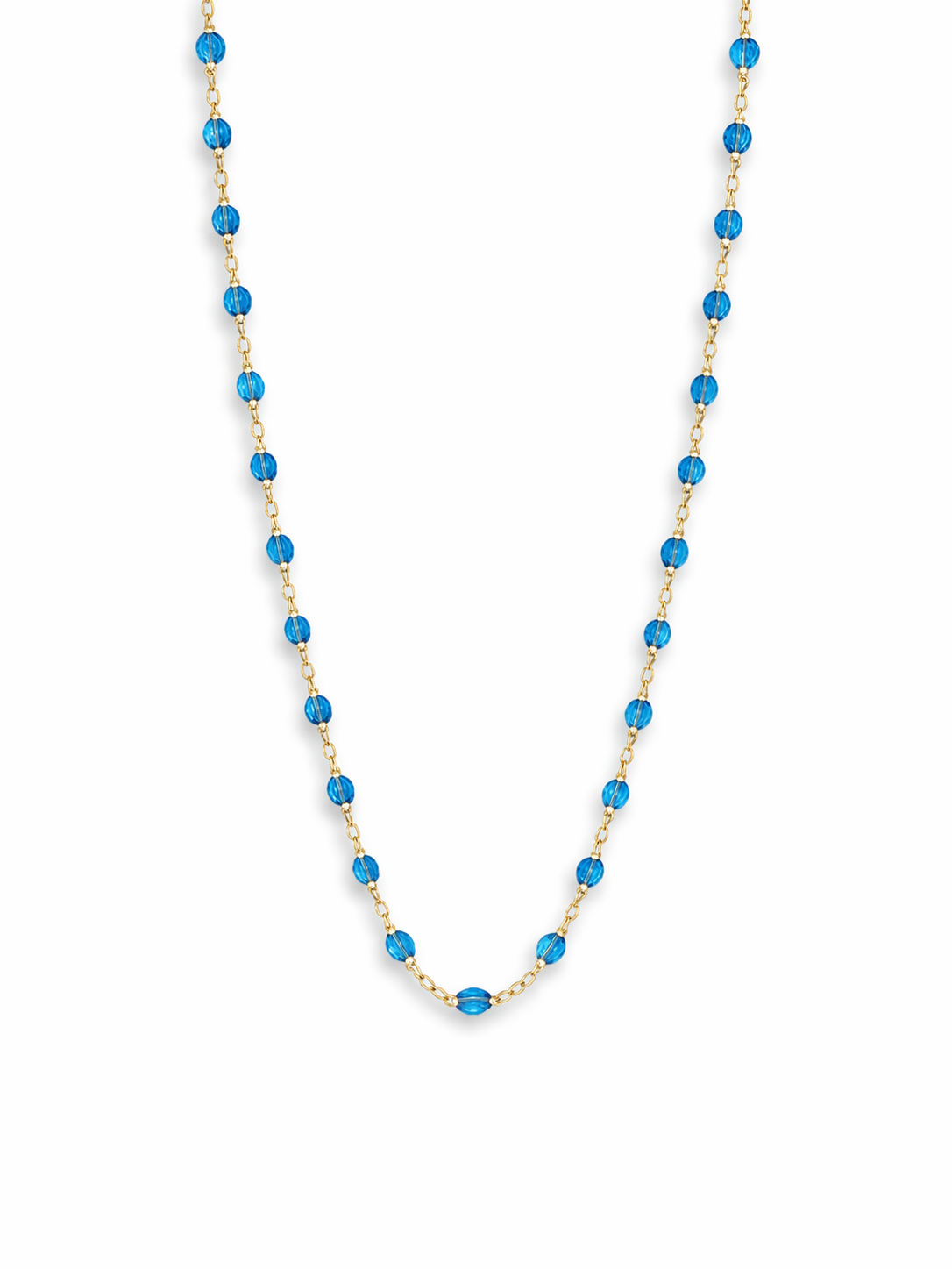 Classic Gigi Azur Yellow Gold Necklace