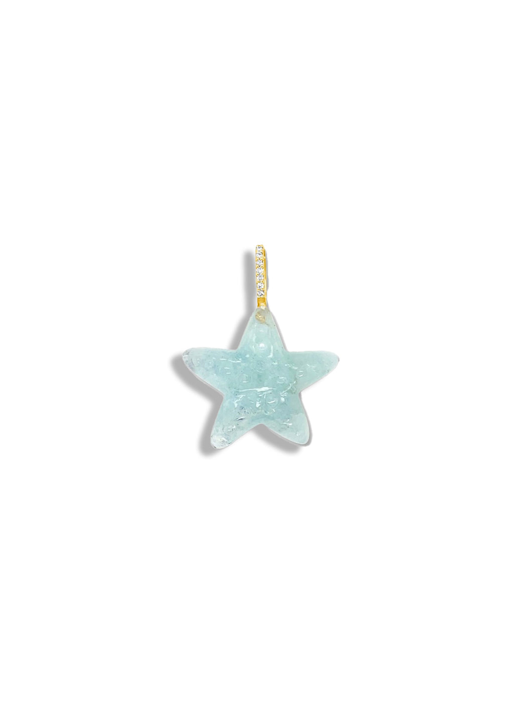 Aquamarine Sea Star Charm