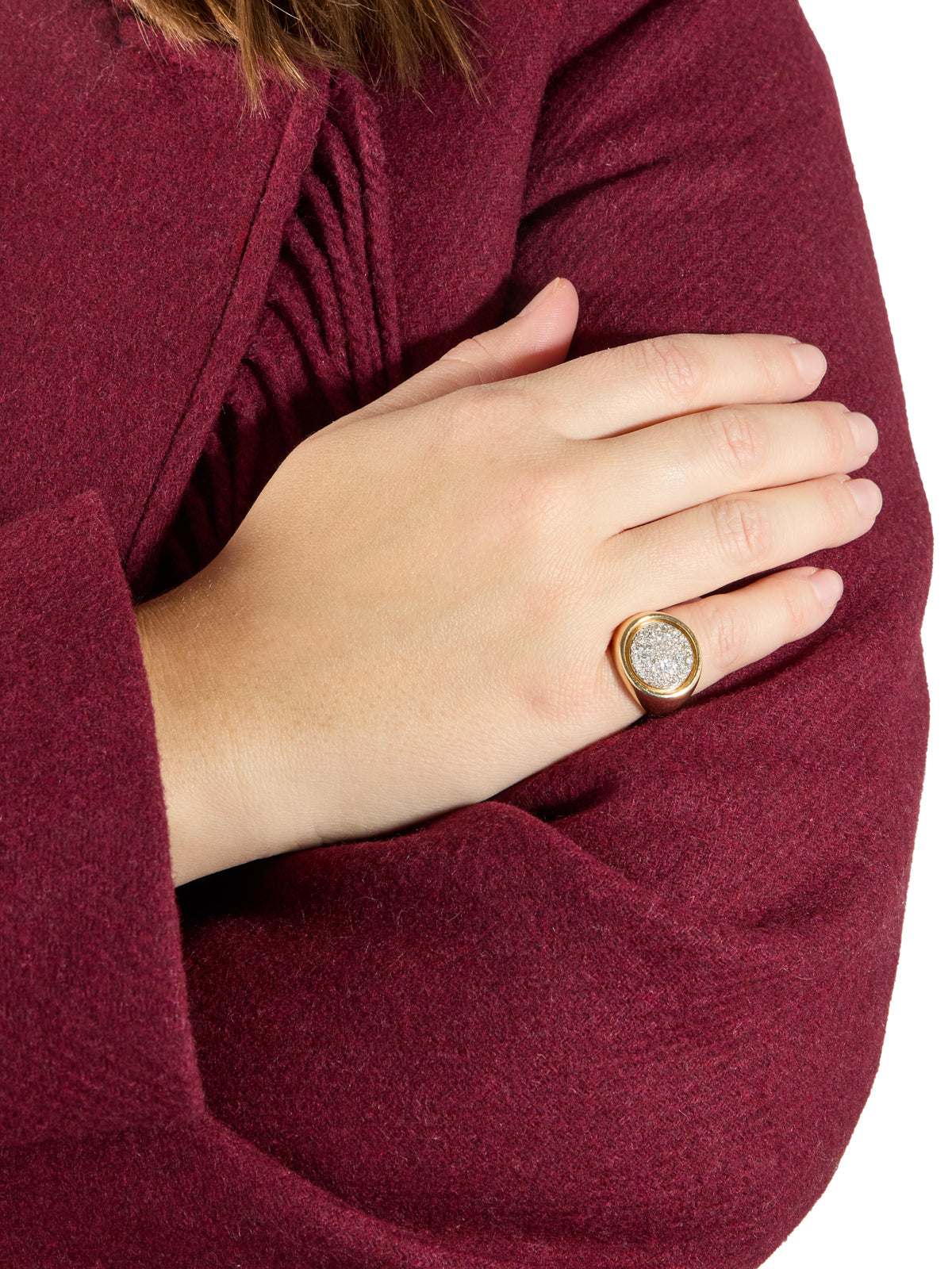Modern Finish Smartie Yellow Gold Ring
