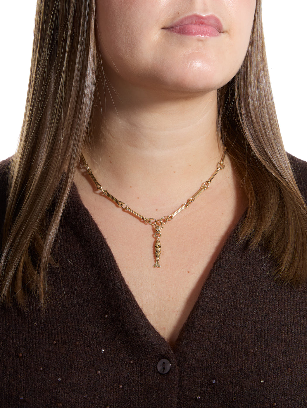 Little Fish Yellow Gold Pendant