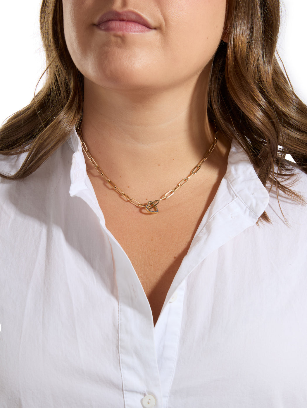 Small Blue Sapphire Floating Heart Yellow Gold Charm