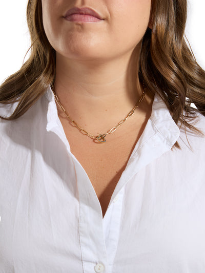 Small Blue Sapphire Floating Heart Yellow Gold Charm