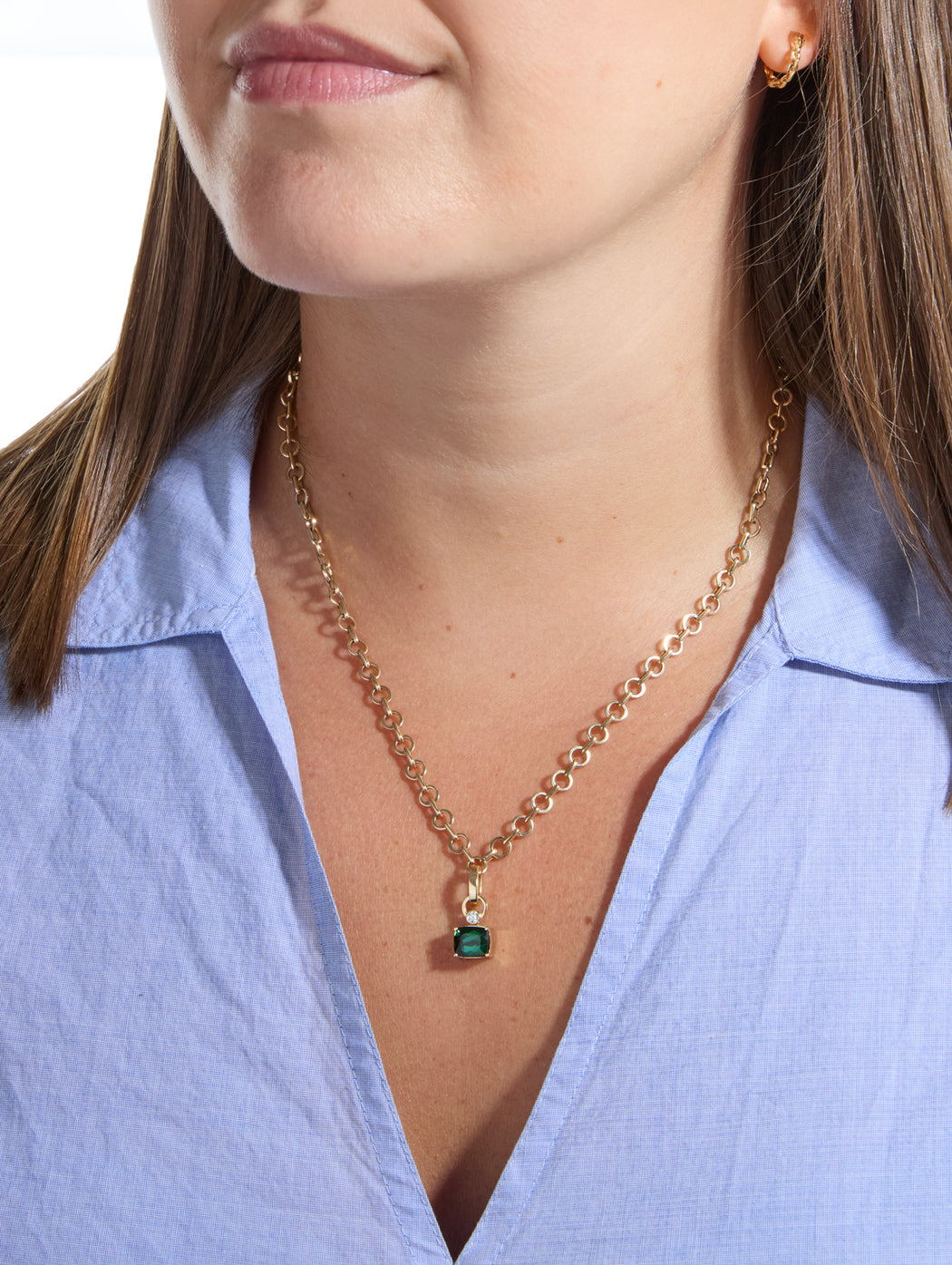 Full Circle Chain Yellow Gold Necklace