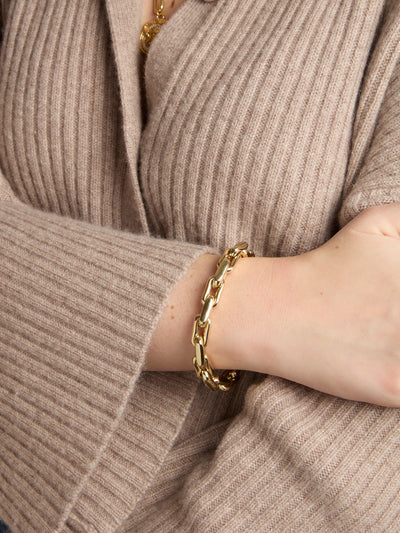 Lauren Small Link Yellow Gold Bracelet