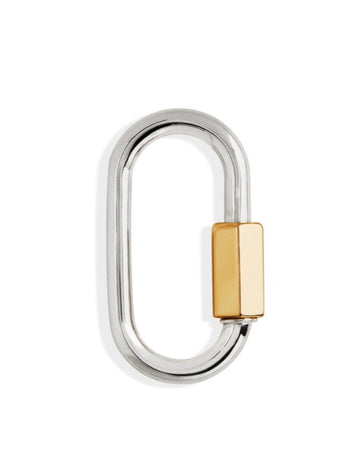 Yellow Gold and Sterling Silver Regular Lock