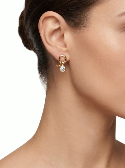Old Euro Diamond Earrings