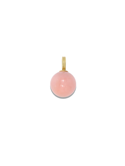 Gumball & Heroic Pink Opal Sphere Charm