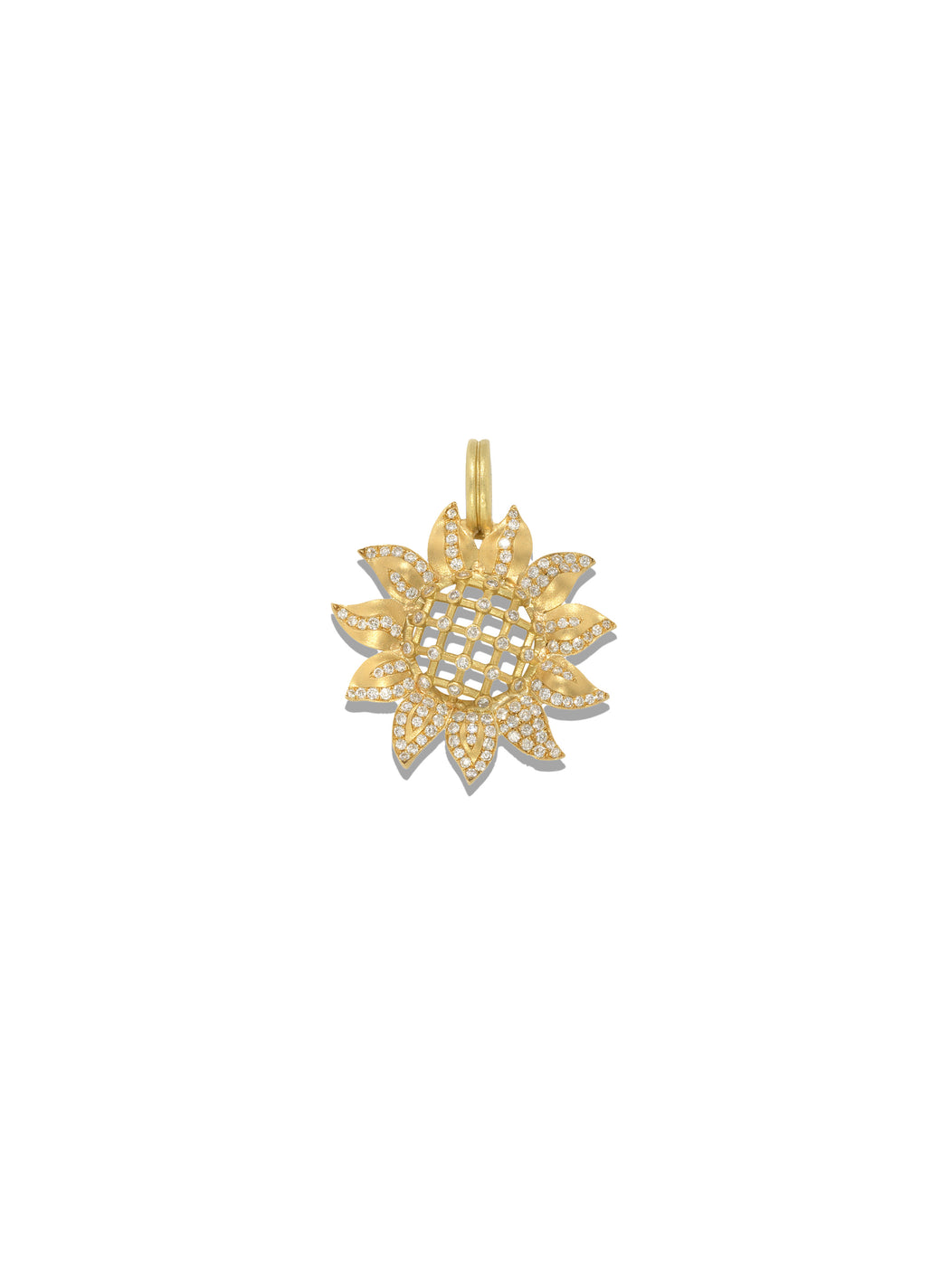 Diamond Golden Blossom Sunflower Lucky Charm