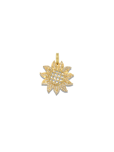 Diamond Golden Blossom Sunflower Lucky Charm
