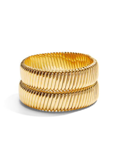 The Rolling Bracelet in Gold Set of 2
