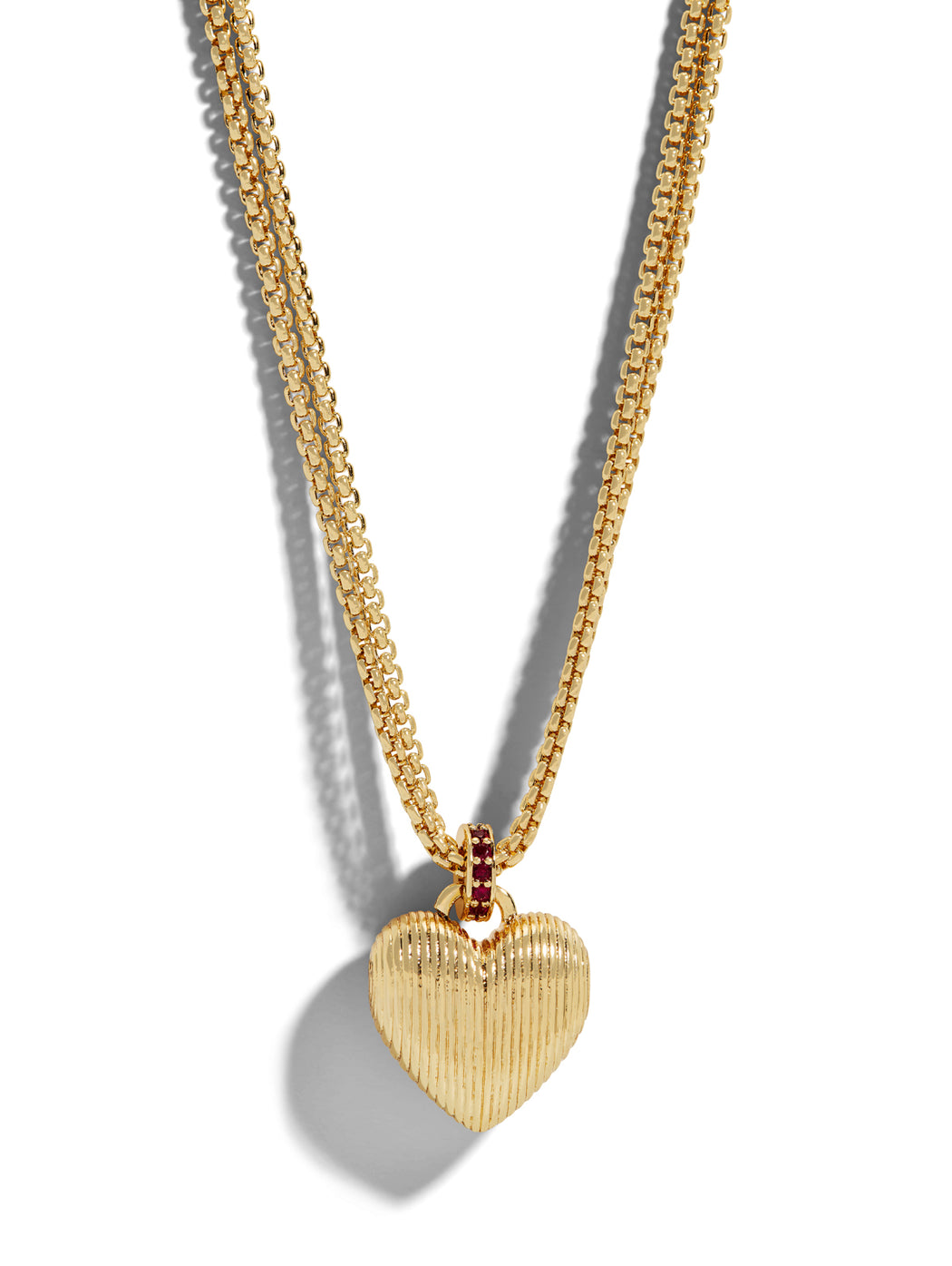 The Textured Heart Necklace