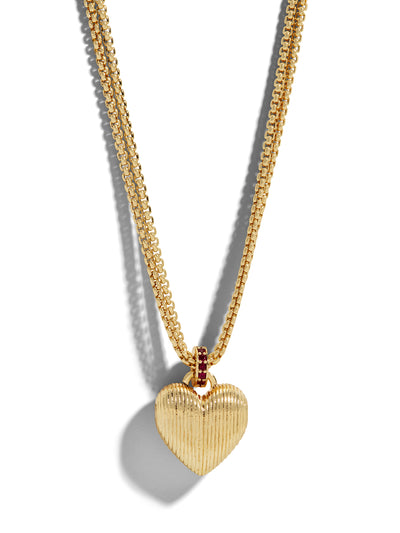 The Textured Heart Necklace