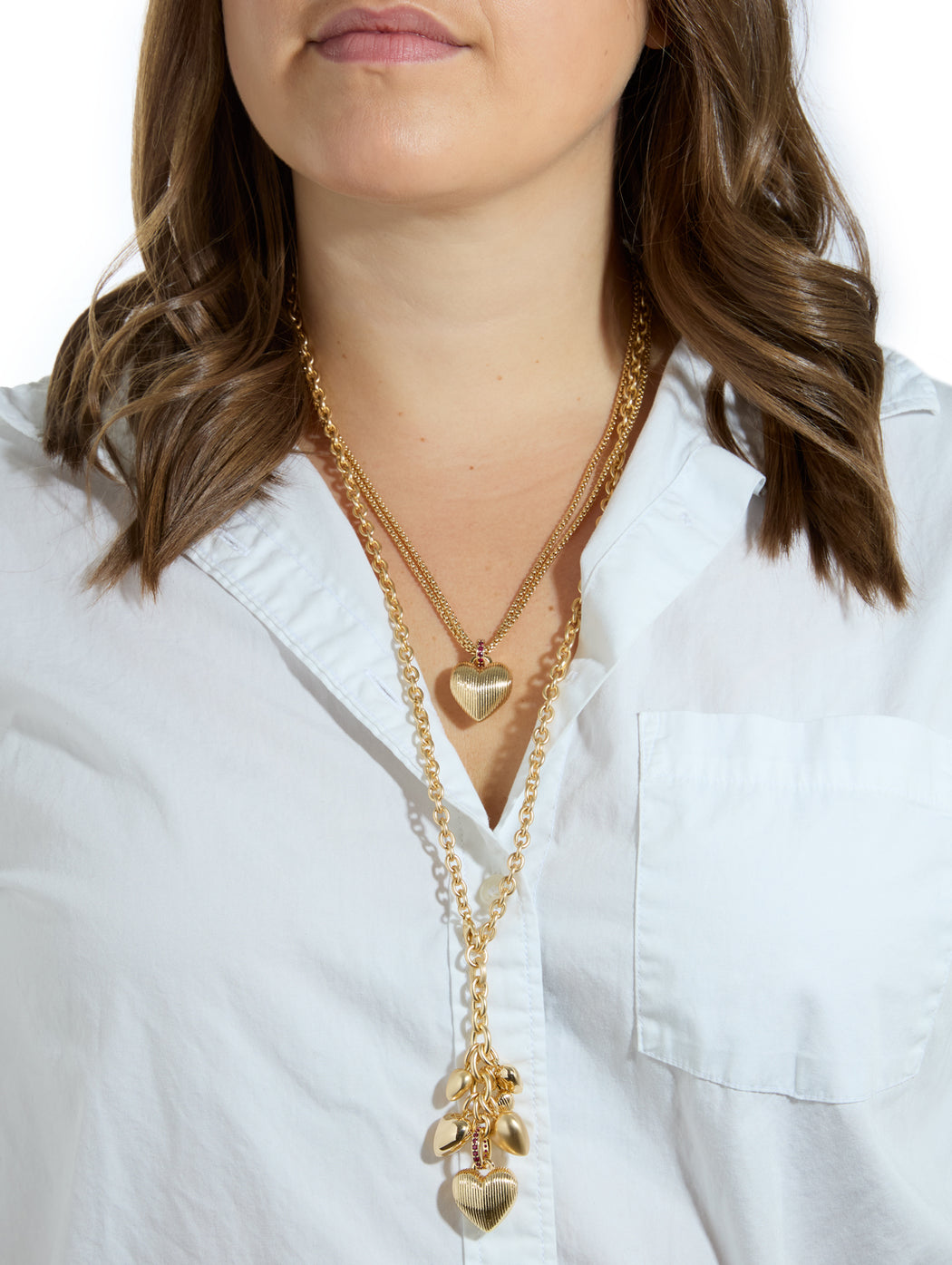 The Textured Heart Necklace