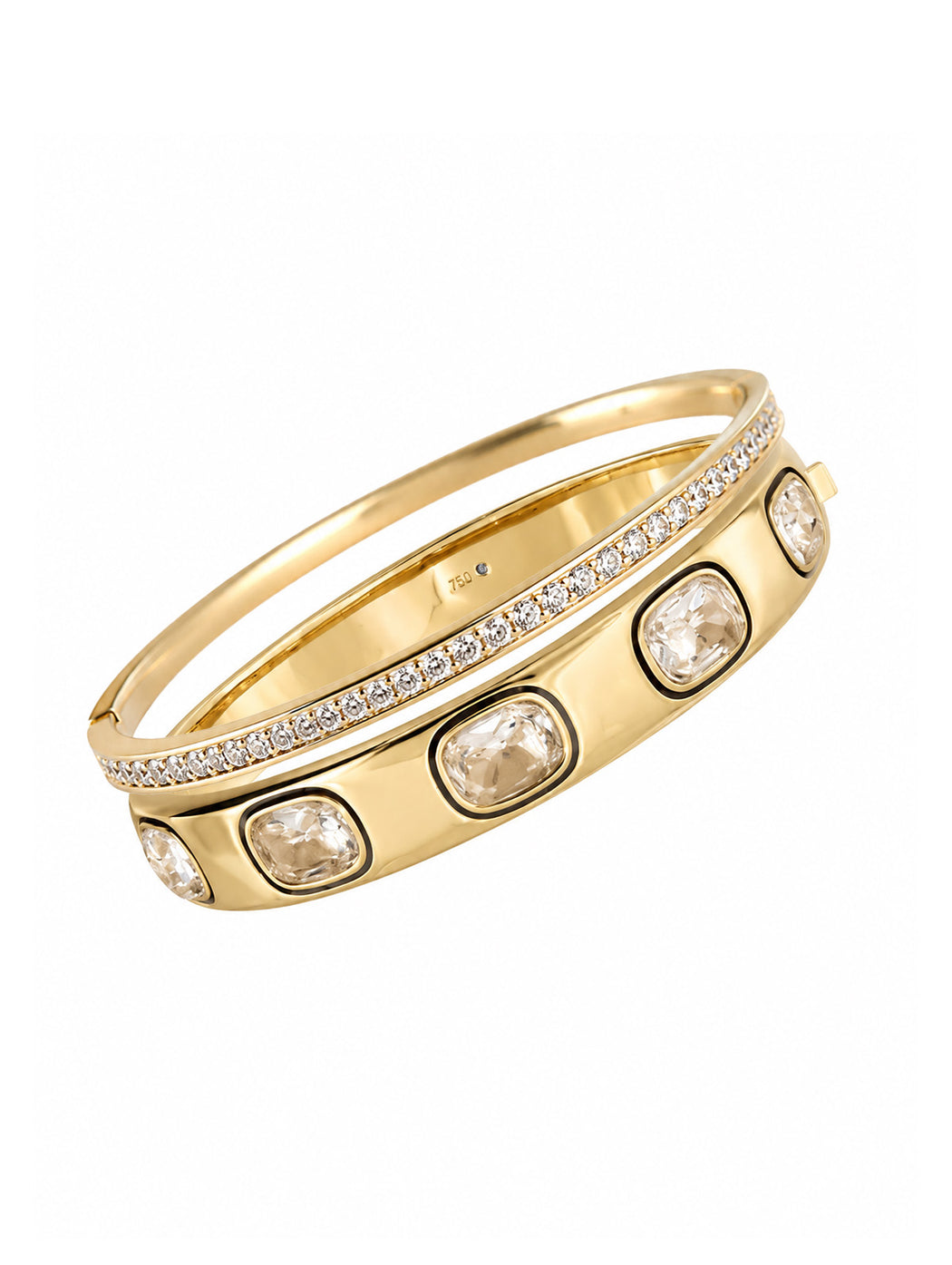 The Cubic Hinged Cuff Duo