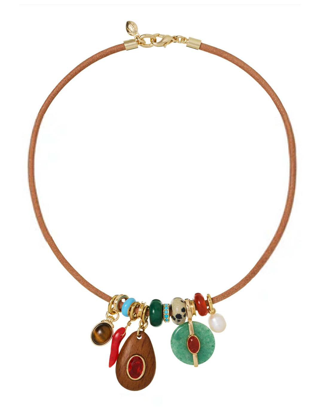 The Leather Tiny Treasures Necklace