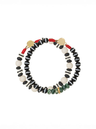 The Salt & Pepper Bracelet Duo