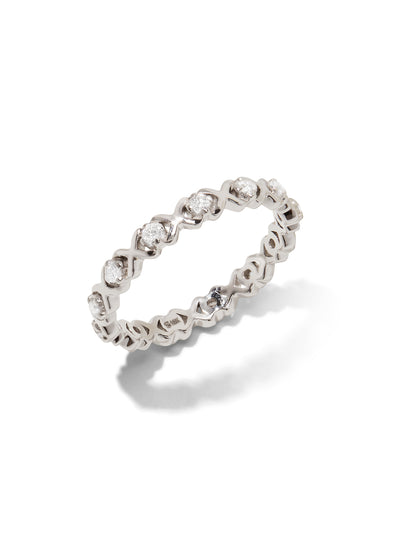 Ayla Diamond White Gold Band