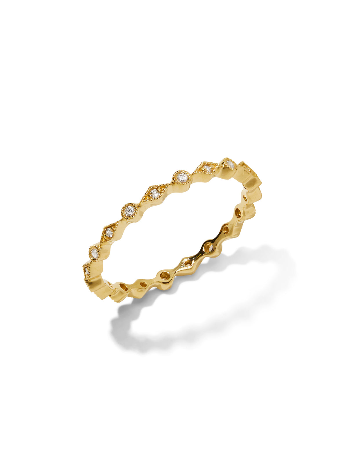 Isabella Diamond Yellow Gold Band