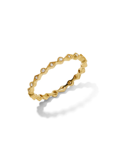 Isabella Diamond Yellow Gold Band