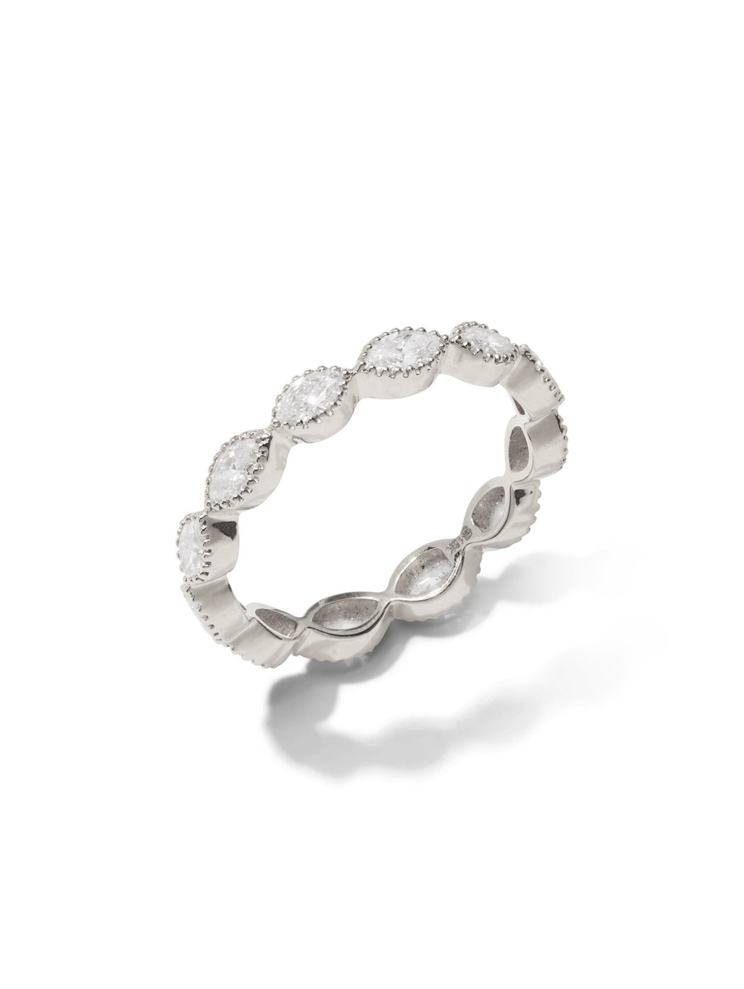 Maria Marquise Diamond White Gold Band