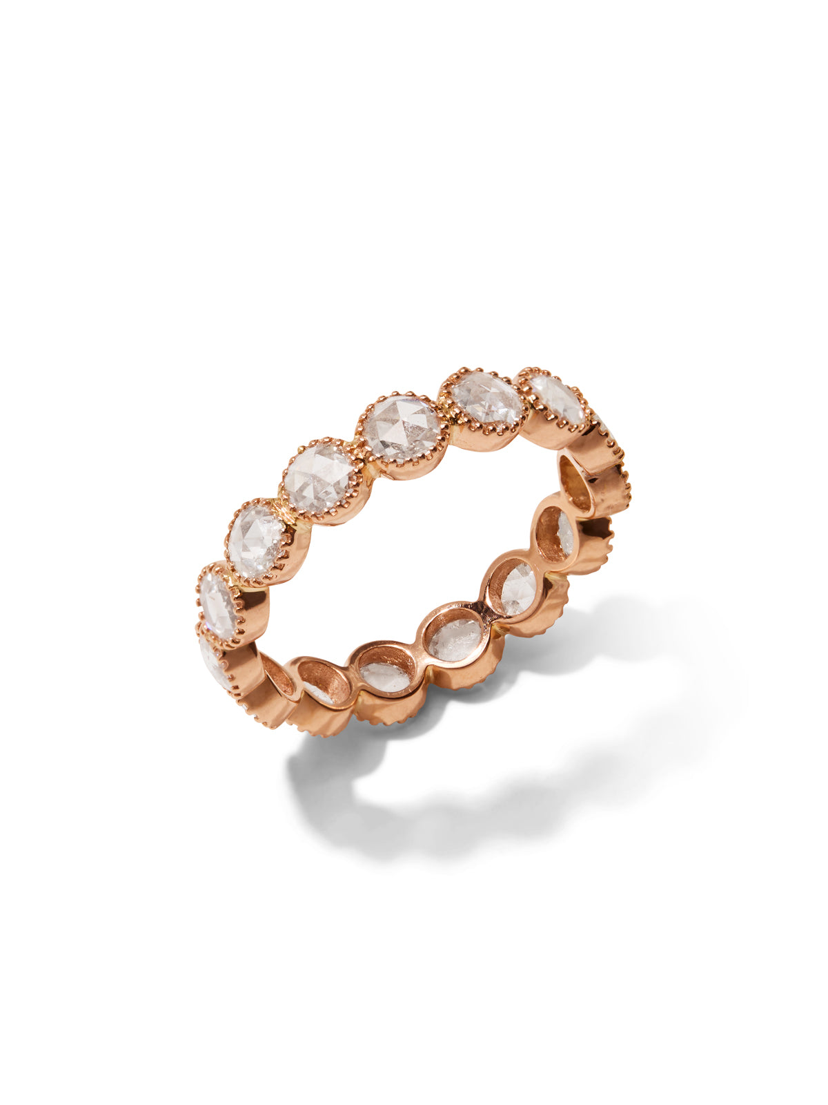 Grace Cut Diamond Rose Gold Band