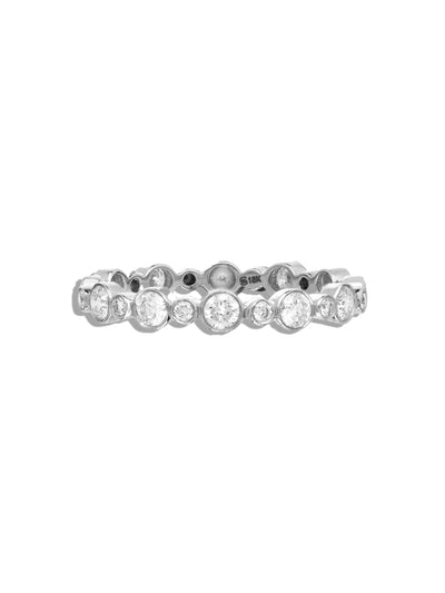 Aurelia Multi-Color Diamond White Gold Band