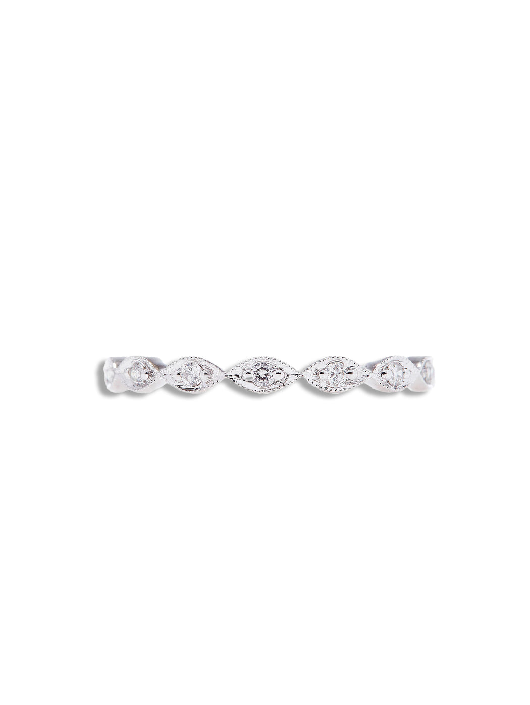 Eleanor Diamond White Gold Band
