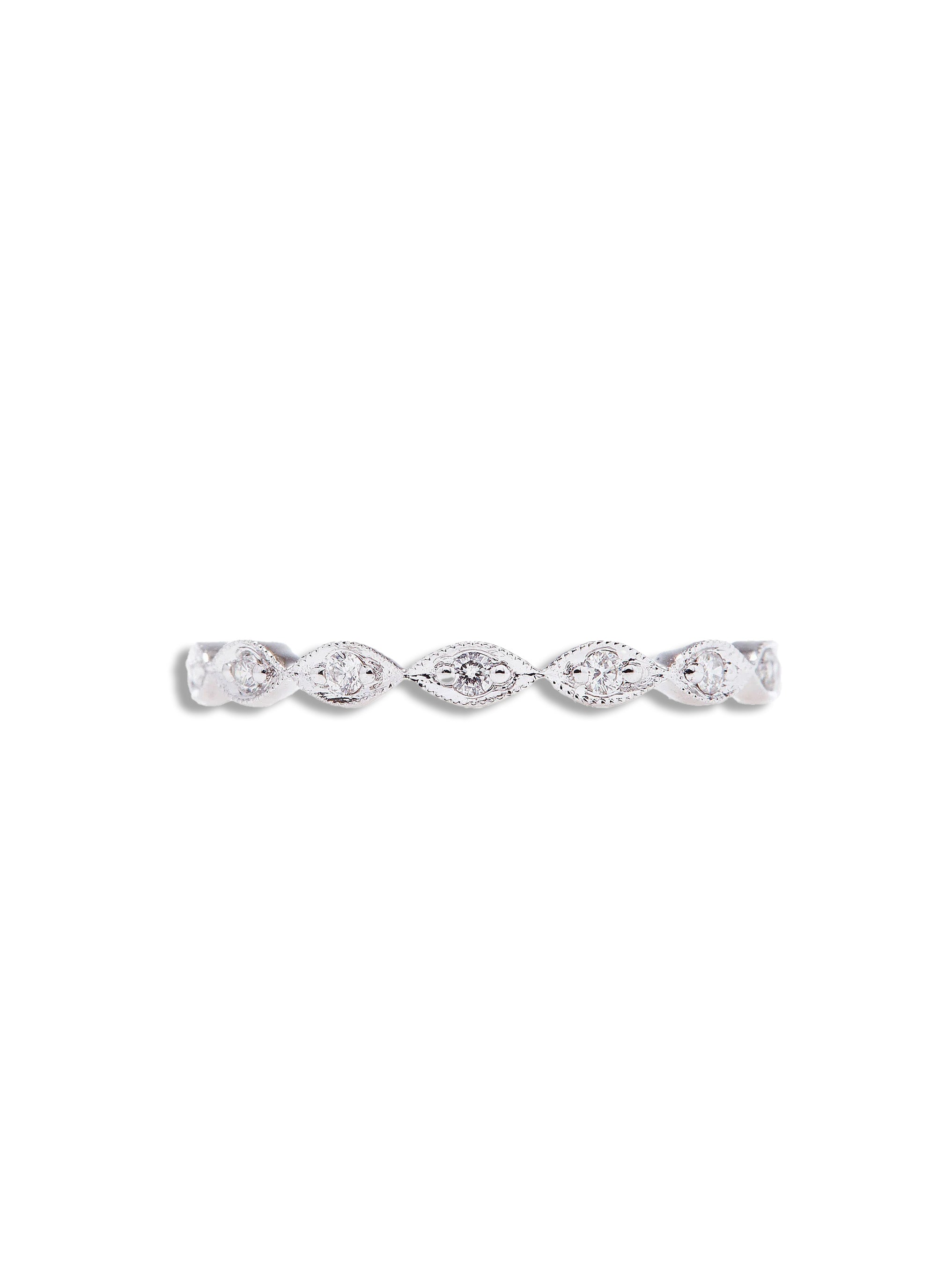 Eleanor Diamond White Gold Band
