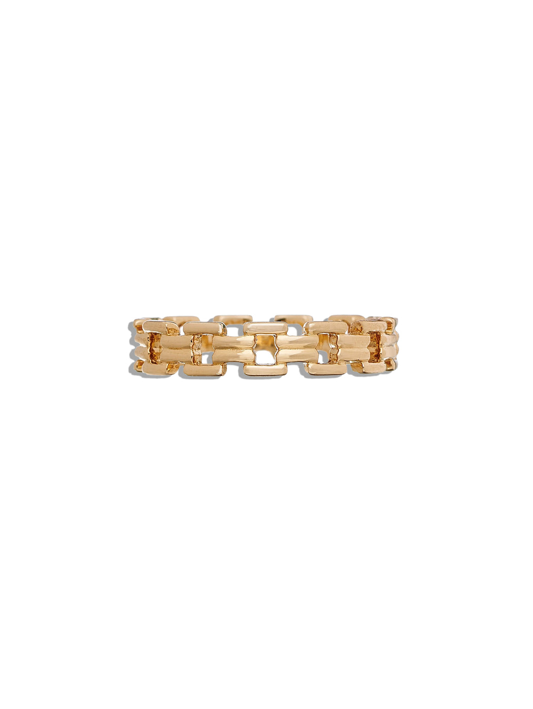 Cesta Woven Yellow Gold Band