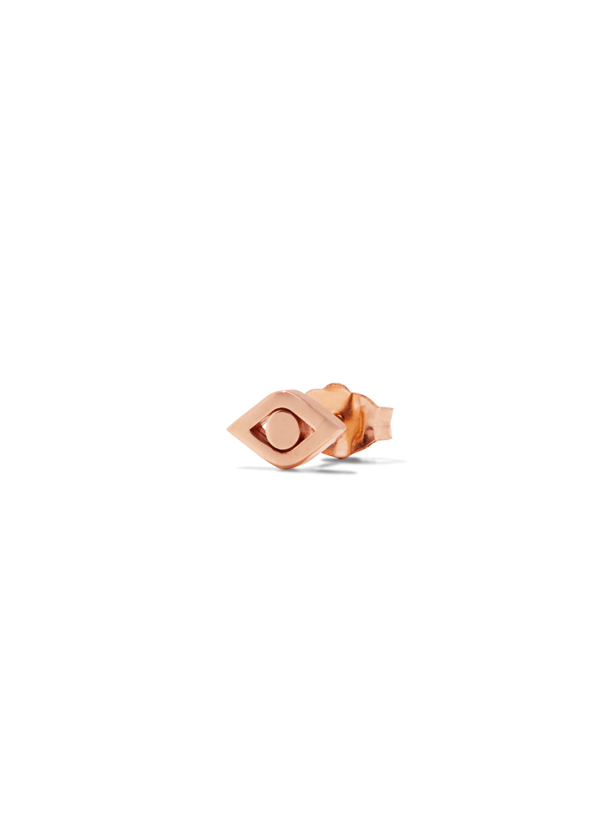 Pure Evil Eye Stud Rose Gold Single Earring