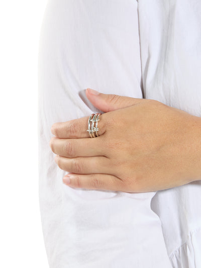 Raneth All Sterling Silver Ring