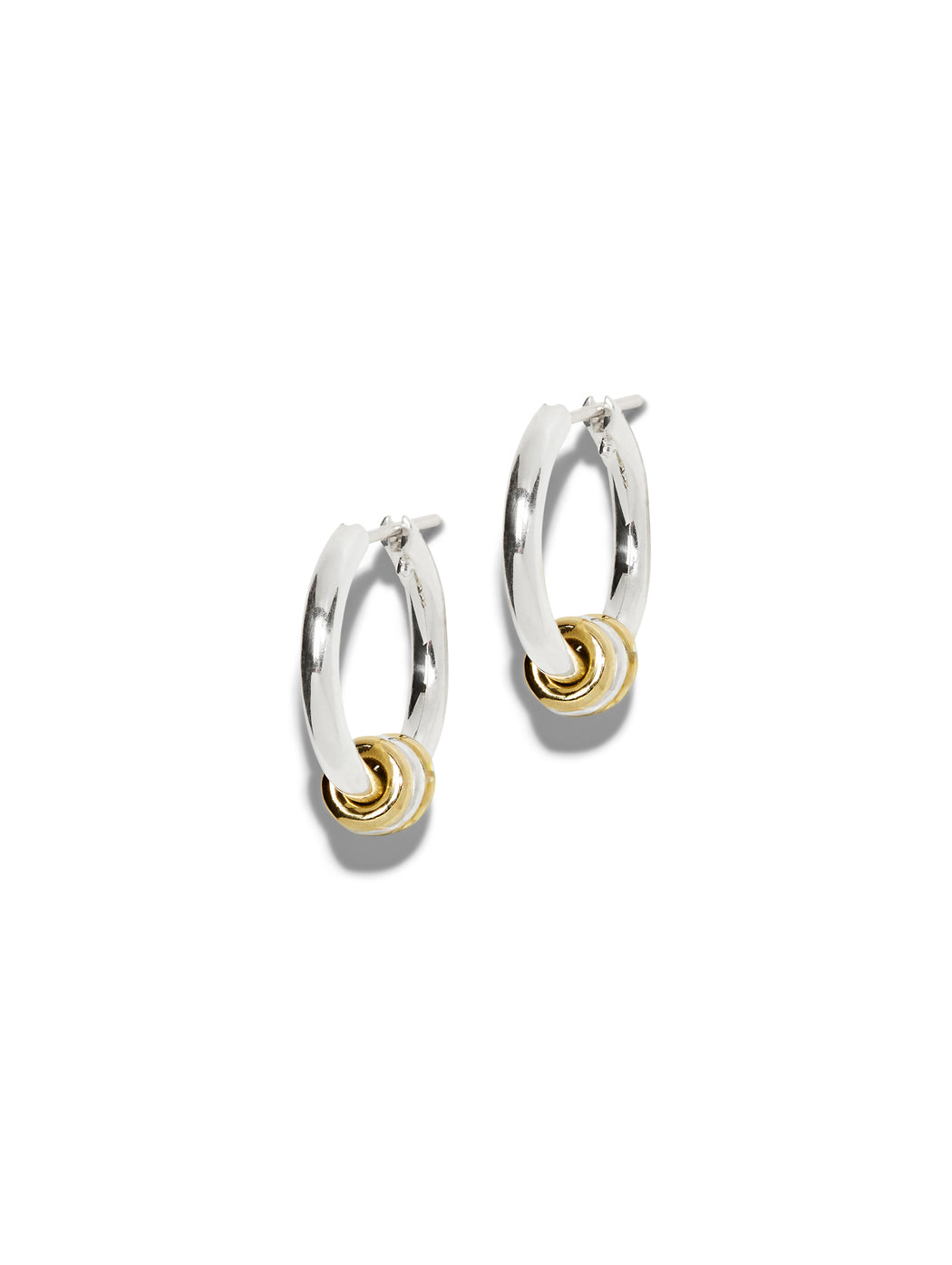 Ara SG Core Sterling Silver & Yellow Gold Earrings