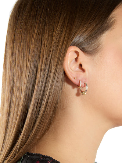 Ara SG Core Sterling Silver & Yellow Gold Earrings