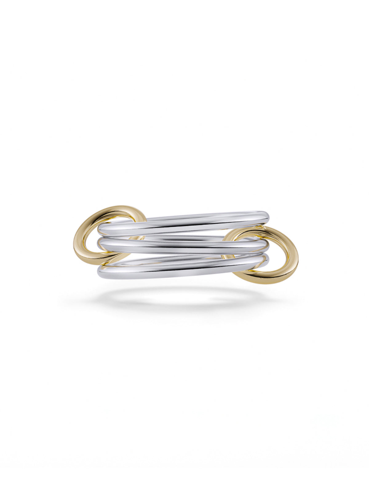 Solarium SG Sterling Silver and Yellow Gold Ring