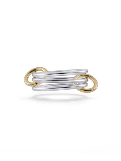 Solarium SG Sterling Silver and Yellow Gold Ring
