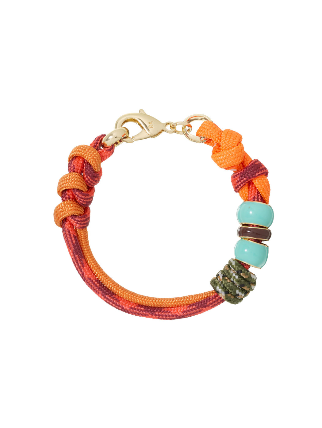 The Orange Supersize Happy Cord Bracelet