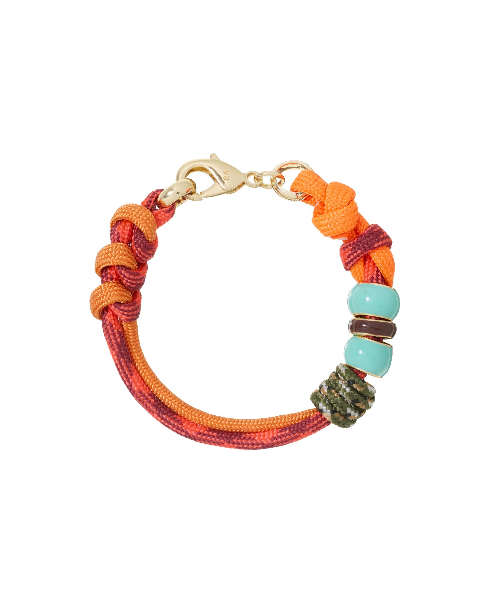 The Orange Supersize Happy Cord Bracelet