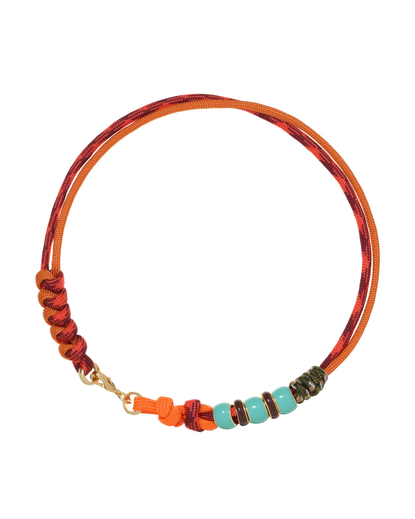 The Orange Supersize Happy Cord Necklace