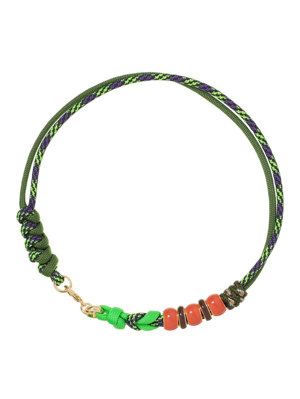 The Green Supersize Happy Cord Necklace