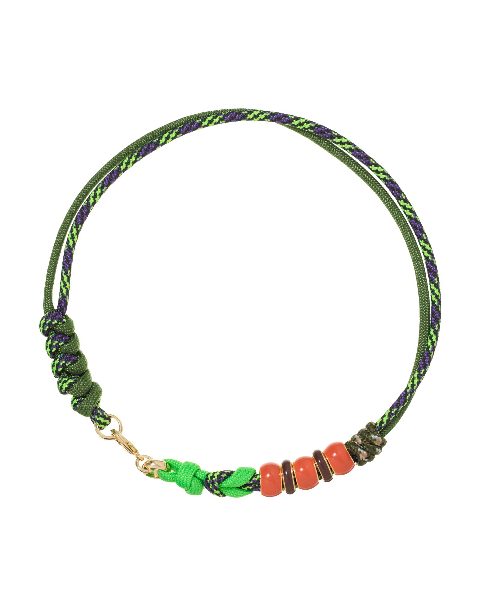 The Green Supersize Happy Cord Necklace