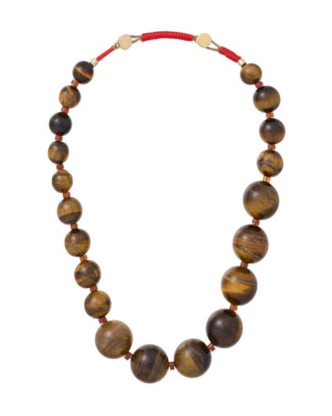 The Tiger's Eye Very Big Bead Necklace